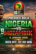 Drama 90 Menit! Nigeria vs Mozambik Hujan Gol dan Aksi Heroik Sang Kapten Bikin Stadion Bergemuruh!